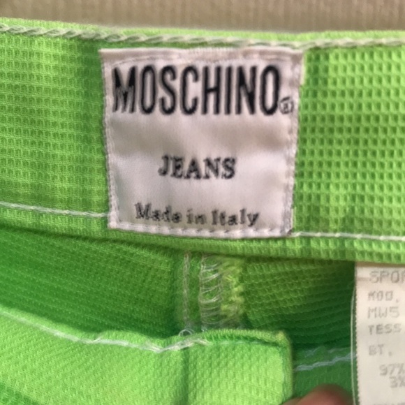 ⚡️FINAL PRICE⚡️ Moschino/Moschino Jeans Rare Vintage Lime Green Jeans - Picture 13 of 16